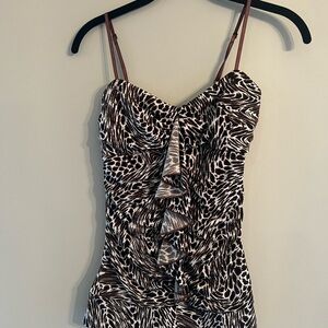 Stylish Animal Print Women's Top
